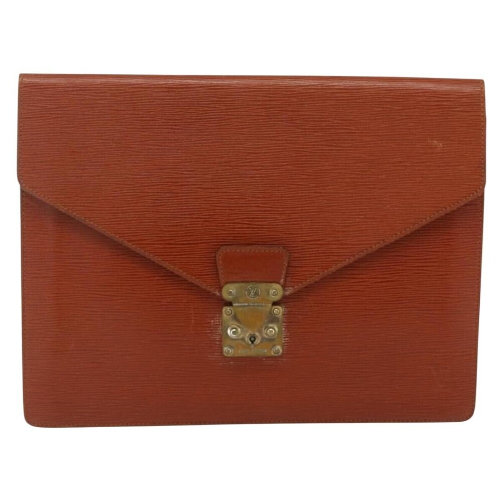 Louis Vuitton Porte-Documents Senateur Epi Leather
